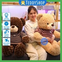 [Có bảo hành] Gấu bông Teddy thú nhồi bông siêu to khổng lồ siêu đáng yêu cao cấp kích thước thật