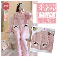 CÓ BIG SIZE_ Bộ Ngủ Pyjama Cotton Bông Dễ Thương Dài Tay Thu Đông 2021 - HÀNG MỚI VỀ