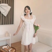 (CÓ BIGSIZE) Đầm Váy Xô Thêu Hoa Trễ Vai ORIMI
