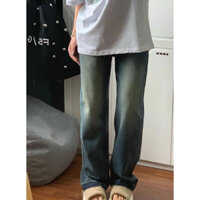 [CÓ BIGSIZE] Varvet Quần Jeans Xanh Nhạt Lạ Mắt ỐngSuông Basic Uzllang Thời Trang Mới Nhất