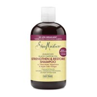 (Có bill) Dầu gội Shea Moisture Jamaican Black Castor Oil mẫu mới date 2027