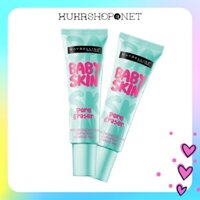 [Có bill] Kem lót Maybelline Baby Skin Pore Eraser Primer làm mịn da che khuyết điểm 22ml chính hãng