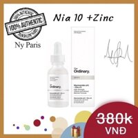 [Có Bill] Serum Tinh Chất The Ordinary Niacinamide 10 + Zinc 1