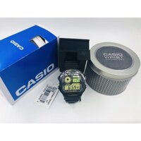 (Có Bill Tặng Hộp Thiếc)ĐỒNG HỒ CASIO AE-1200WH-1B WORLD TIME - Nhật Bản