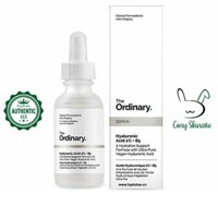 (có bill)The Ordinary Hyaluronic Acid 2% + B5 Serum Cấp Nước Và Phục Hồi Da HA B5