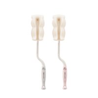 Cọ bình mút xốp tay cong Moyuum - Màu Trắng/Hồng | Moyuum Vietnam