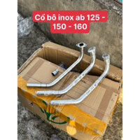 Cổ bô inox 304 gắn xe air blade 125 - 150 và 160