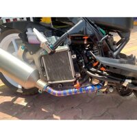 Cổ bô titan cho SH ý , SH 350i đi bô 4Road vẫy vàng phun cát xịn