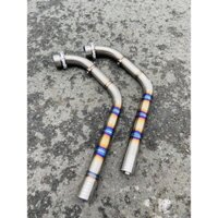 cổ bô titan đót cnc Ptitanium gắn pô zin cho xe honda yamaha suzuki ex win sonic winner x satria exciter 150
