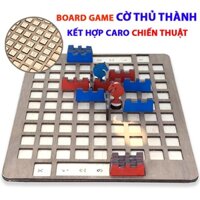 Cờ Board Game Vui Nhộn 2in 1Cờ Caro Kết Hợp Cờ Thủ Thành Đồ Chơi Chiến Thuật Chess Giải Trí