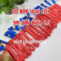 Cò bóp thủy tinh phíp đồng loại tốt 3m dây 1.0 (1 cái) - Điện Tử Chí Khang