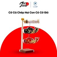 Cờ Cá Chép Hai Con Và Cờ Gió Truyền Thống Nhật Bản