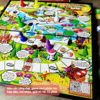 Cờ cá ngựa đại chiến Nam Châm Foxi-Boardgame-mới lạ-chơi phiêu lưu-quà tặng cho bé-kết nối gia đình