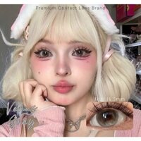 [Có Cận] Cặp Kính Áp Tròng Venus Brown 2 [Tặng Kèm Khay Dụng Cụ Đeo] - Contact Lens By Tea
