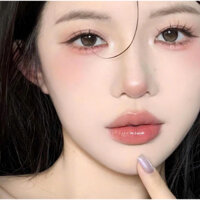 [Có Cận] Cặp Kính Áp Tròng Caramel Brown: Nâu choco trầm tự nhiên [Tặng Kèm Khay Dụng Cụ Đeo] - Contact Lens By Tee