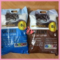 (Có cát tofu) Cát vệ sinh cho mèo siêu vón nhiều loại mùi (catlike, secret, Caat..)