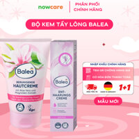 [CÓ CHE TÊN] Combo bộ Kem ức chế lông mọc chậm dưỡng da sau wax lông, cạo lông Balea Đức - Date mới Đủ Bill