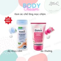 [CÓ CHE TÊN] Kem ức chế lông mọc chậm dưỡng da sau wax lông, cạo lông Balea Đức