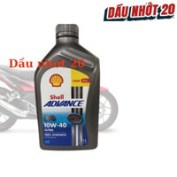 [Có chiết lẻ] Nhớt tổng hợp 100% Shell Advance Ultra 10W40 EU THÁI