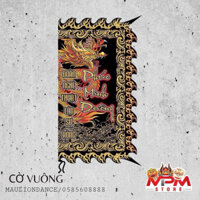 Cờ chữ nhật Lân Sư Rồng - Miễn phí thiết kế  0585608888