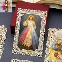Co Chúa Giêsu Thánh Gia Rỗng Ren Đánh Dấu Trang Công Giáo Công Giáo Biểu Tượng Thẻ Món Quà Tinh Tế Nhà Thờ Lưu Niệm A