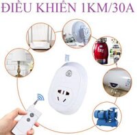 CÓ CHỨC NĂNG HỌC LỆNH]Ổ cắm điều khiển từ xa 1Km bật tắt thiết bị điện công suất lớn 30A/220V HONEST HT-9501 công tắc điều khiển từ xa công tắc điện thông minh công tắc wifi ổ cắm đa năng 1 đánh giá