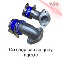 Co chụp cao su Quay Ngược BXC gắn được bình Bông Mai / Ga Dẹp 28mm cho xe Wave / Dream / Sirus
