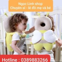 CÓ CÒI BÁO ĐỘNG - Gối đeo lưng đỡ cổ, đầu chính hãng cho bé tập ngồi, tập đi