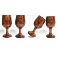 Cổ Đa Năng Tinh Khiết Gỗ Tự Nhiên Rượu Vang Bên Đồ Uống Thủy Tinh Thủ Công Với Kinh Nghiệm