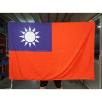 Cờ Đài Loan (Taiwan) | In 2 mặt | Vải Kate cao cấp | May- In Cờ (Quốc kỳ) theo kích thước yêu cầu