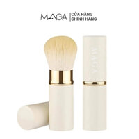 Cọ Đánh Phấn Má Hồng Màu Trắng MAGA Retractable Kabuki Makeup Brush Nhỏ Gọn