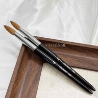 Cọ đắp bột cán gỗ đen Kolinsky USA - Cọ cán gỗ cao cấp size số 12, 14, 16, 18, 20 đắp móng nails