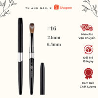 Cọ Đắp Bột Chuyên Dụng Lông Chồn Cán Gỗ Super Linda Kolinsky Endland Số 16 Chính Hãng - Cọ Đắp Bột Cao Cấp Số 16