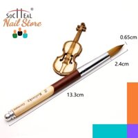 Cọ Đắp Bột KOLINSKY GERMANY Số 16 - Cọ Lông Chồn, Cán Gỗ