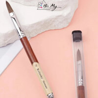 Cọ đắp bột Kolinsky Germany chính hãng - Cọ lông chồn cán gỗ size 12, 14, 16, 18 đắp móng chuyên dụng