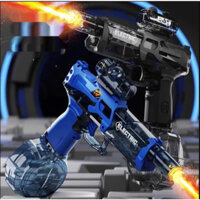 [CÓ ĐÈN] Đồ chơi súng nước có đèn, súng nước điện áp lực cao mẫu mới T60 dung tích lớn quà tặng cho bé