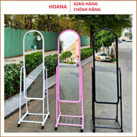 (Có đèn LED) Gương soi toàn thân bao bễ vỡ, Gương soi di động gương đứng soi toàn thân siêu nét hàng loại 1 - HOANA