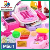 [Có đèn nhạc][Nhiều mẫu] Hộp đồ chơi máy tính tiền siêu thị dành cho bé