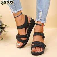 Cô Dép xỏ ngón có khóa một đầu đơn giản thanh lịch phù hợp cho nữ