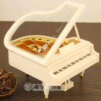 Cổ Điển Châu Âu Grand Piano Đồng Hồ Hộp Nhạc Quãng Tám Quà Tặng Sáng Tạo Trang Trí Nhà Cửa Kèn