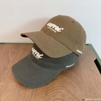 Cổ Điển Mỹ Ba Chiều Thêu Chữ Mềm Top Mũ Bóng Chày Retro Phố Cặp Đôi Cùng Phong Cách Thể Hiện Mặt Nhỏ Pe