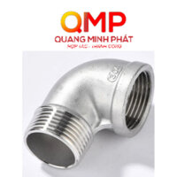 Co Điếu Inox Ren Trong Ren Ngoài, Co Ren Inox 304 Phi 49/60/76/90