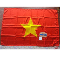 Cờ đỏ sao vàng/ cờ Tổ quốc - cờ búa liềm/cờ Đảng size 1x1,5met vải phi lụa