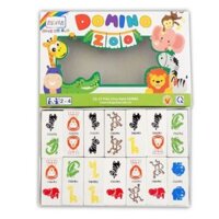 Cờ Domino gỗ. Phiên bản sở thú Edugames