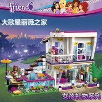 cô gái bạn tốt ngôi sao ca nhạc Lệ Vi nhà 41135 trẻ em ghép đồ chơi xếp hình Lego Trung Quốc 10498