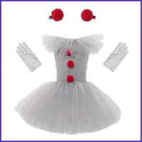 Cô Gái Chú Hề Trang Phục Chú Hề Cô Gái Trang Phục Đầm Tutu Trang Phục Cho Bé Gái Trẻ Em Chú Hề Trang Phục Hóa Trang Với sarhanvn