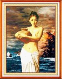 Cô Gái Ôm Bình :: DLH-YA223