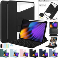 Có Giá Đỡ Bút Chì Cho Xiaomi Pad 7 / Xiaomi Pad 7 Pro 11.2 inch 2024 Bàn Phím Bluetooth Không Dây Có Thể Tháo Rời Bàn Phím Touchpad Ốp Lưng Chuột Đứng Bao