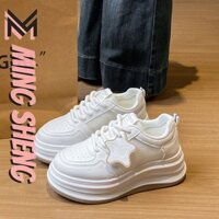 Cô Giày thể thao nữ trang trí ngôi sao dễ thương - Hoàn hảo cho mọi trang phục | Áo thấp & buộc dây