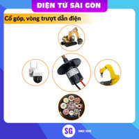 Cổ góp vòng quay dẫn điện 360 độ 2 dây